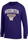 Main image for Mens Washington Huskies Purple Champion Pill Box Grandpa Jersey Tee