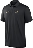 Main image for Mens Purdue Boilermakers Black Nike DriFit Tour Short Sleeve Polo Shirt