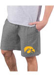 Main image for Mens Iowa Hawkeyes Charcoal Concepts Sport Quest Shorts
