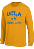 Main image for Mens UCLA Bruins Gold Champion Swimming & Diving Icon Jersey Tee