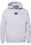 Main image for Mens Michigan Wolverines Silver lululemon Steady State Pullover Hoodie Hooded Sweatshirt