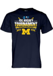 Main image for Michigan Wolverines Navy Blue Blue 84 2026 Big Ten Hockey Championship Participant Short Sleeve T..