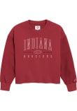 Main image for Womens Indiana Hoosiers Crimson League Reverse Fleece Crew Sweatshirt