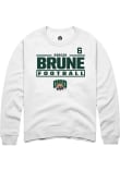 Main image for Duncan Brune Rally Mens White Ohio Bobcats Football NIL Stacked Box Player Crew