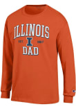 Main image for Mens Illinois Fighting Illini Orange Champion Est Date Dad Jersey Tee