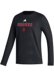 Main image for Mens Indiana Hoosiers Black Adidas Heat Seal Fresh Tee