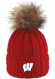 Main image for Wisconsin Badgers LogoFit Alps Pom Womens Knit Hat - Red