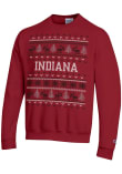 Main image for Mens Indiana Hoosiers Crimson Champion Christmas Crew Sweatshirt