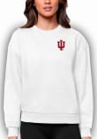 Main image for Womens Indiana Hoosiers White Antigua Victory Crew Sweatshirt