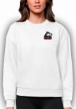 Main image for Womens Northern Illinois Huskies White Antigua Victory Crew Sweatshirt