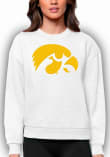 Main image for Womens Iowa Hawkeyes White Antigua Full Front Victory Crew Sweatshirt