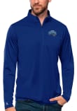 Main image for Antigua Orlando Magic Mens Blue Tribute Long Sleeve Qtr Zip Pullover