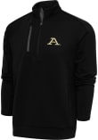 Main image for Mens Akron Zips Black Antigua Generation Qtr Zip Pullover