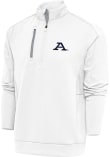 Main image for Mens Akron Zips White Antigua Generation Qtr Zip Pullover