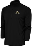 Main image for Mens Akron Zips Black Antigua Tribute Qtr Zip Pullover
