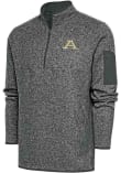 Main image for Mens Akron Zips Charcoal Antigua Fortune Qtr Zip Fashion Pullover
