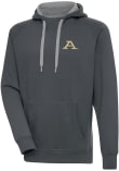 Main image for Mens Akron Zips Charcoal Antigua Victory Hooded Sweatshirt