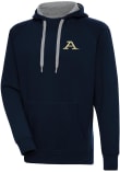 Main image for Mens Akron Zips Navy Blue Antigua Victory Hooded Sweatshirt