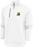 Main image for Mens Oregon Ducks White Antigua Generation Qtr Zip Pullover