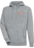Main image for Antigua Springfield Cardinals Mens Grey Victory Long Sleeve Hoodie