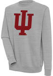 Main image for Mens Indiana Hoosiers Grey Antigua Full Front Victory Crew Sweatshirt