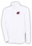 Main image for Mens Central Michigan Chippewas White Antigua Hunk Qtr Zip Pullover