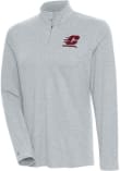 Main image for Womens Central Michigan Chippewas Grey Antigua Confront Qtr Zip Pullover