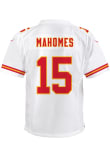 Kansas City Chiefs Patrick Mahomes Youth Game White Nike Football
