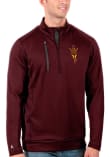 Main image for Mens Arizona State Sun Devils Maroon Antigua Generation Qtr Zip Pullover