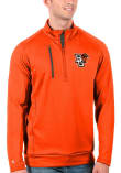 Main image for Mens Bowling Green Falcons Orange Antigua Generation Qtr Zip Pullover