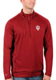 Main image for Mens Indiana Hoosiers Red Antigua Generation Qtr Zip Pullover