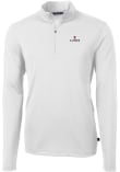 Main image for Mens Illinois Fighting Illini White Cutter and Buck Virtue Eco Pique Qtr Zip Pullover