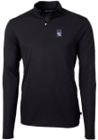 Main image for Mens Northwestern Wildcats Black Cutter and Buck Virtue Eco Pique Qtr Zip Pullover