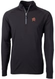 Main image for Mens Maryland Terrapins Black Cutter and Buck Adapt Eco Knit Qtr Zip Pullover