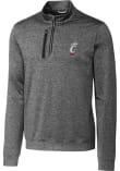 Main image for Mens Cincinnati Bearcats Charcoal Cutter and Buck Stealth Qtr Zip Pullover