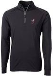 Main image for Mens Ohio State Buckeyes Black Cutter and Buck Adapt Stretch Qtr Zip Pullover