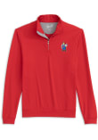 Main image for Mens Nebraska Cornhuskers Red Johnnie O Motion Herbie Qtr Zip Pullover