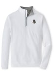 Main image for Mens Michigan State Spartans White Peter Millar Perth Sparty Qtr Zip Pullover