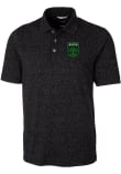 Main image for Cutter and Buck Austin FC Mens Black Advantage Space Dye Short Sleeve Polo