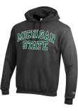 Main image for Mens Michigan State Spartans Charcoal Champion Arch Twill Hooded Sweatshirt