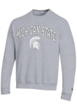 Main image for Mens Michigan State Spartans Grey Champion Arch Mascot Crew Sweatshirt