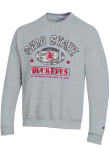 Main image for Mens Ohio State Buckeyes Grey Champion Pill Military Appreciation Crew Sweatshirt