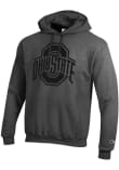 Main image for Mens Ohio State Buckeyes Charcoal Champion Tonal Hooded Sweatshirt