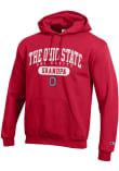 Main image for Mens Ohio State Buckeyes Red Champion Pill Grandpa Hooded Sweatshirt