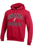 Main image for Champion Cincinnati Bearcats Mens Red Number One Graphic Long Sleeve Hoodie
