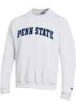 Main image for Mens Penn State Nittany Lions White Champion Arch Name Powerblend Crew Sweatshirt