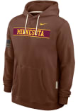 Main image for Mens Minnesota Golden Gophers Brown Nike Military Appreciation DriFit Hooded Sweatshirt