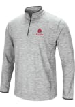 Main image for Mens Ball State Cardinals Grey Colosseum Sprint Qtr Zip Pullover