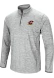 Main image for Mens Central Michigan Chippewas Grey Colosseum Sprint Qtr Zip Pullover
