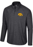 Main image for Mens Iowa Hawkeyes Black Colosseum Skynet Qtr Zip Pullover